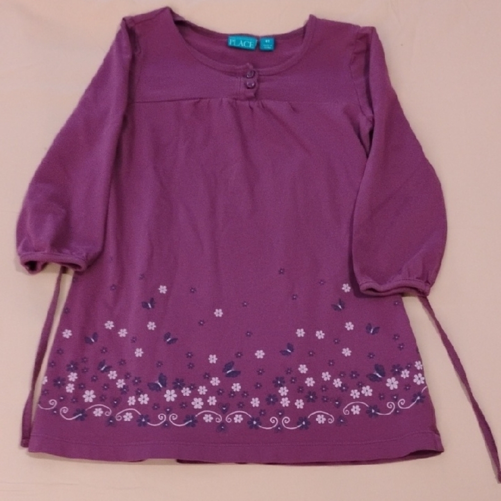THE CHILDREN'S PLACE Kids Purple Floral Dress